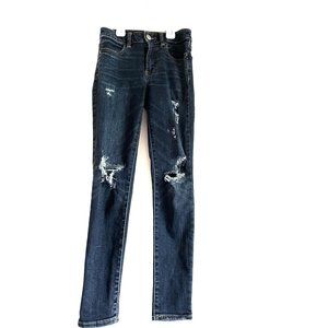 American Eagle Outfitters Super Stretch Hi-Rise Jegging Distressed Ripped Jeans